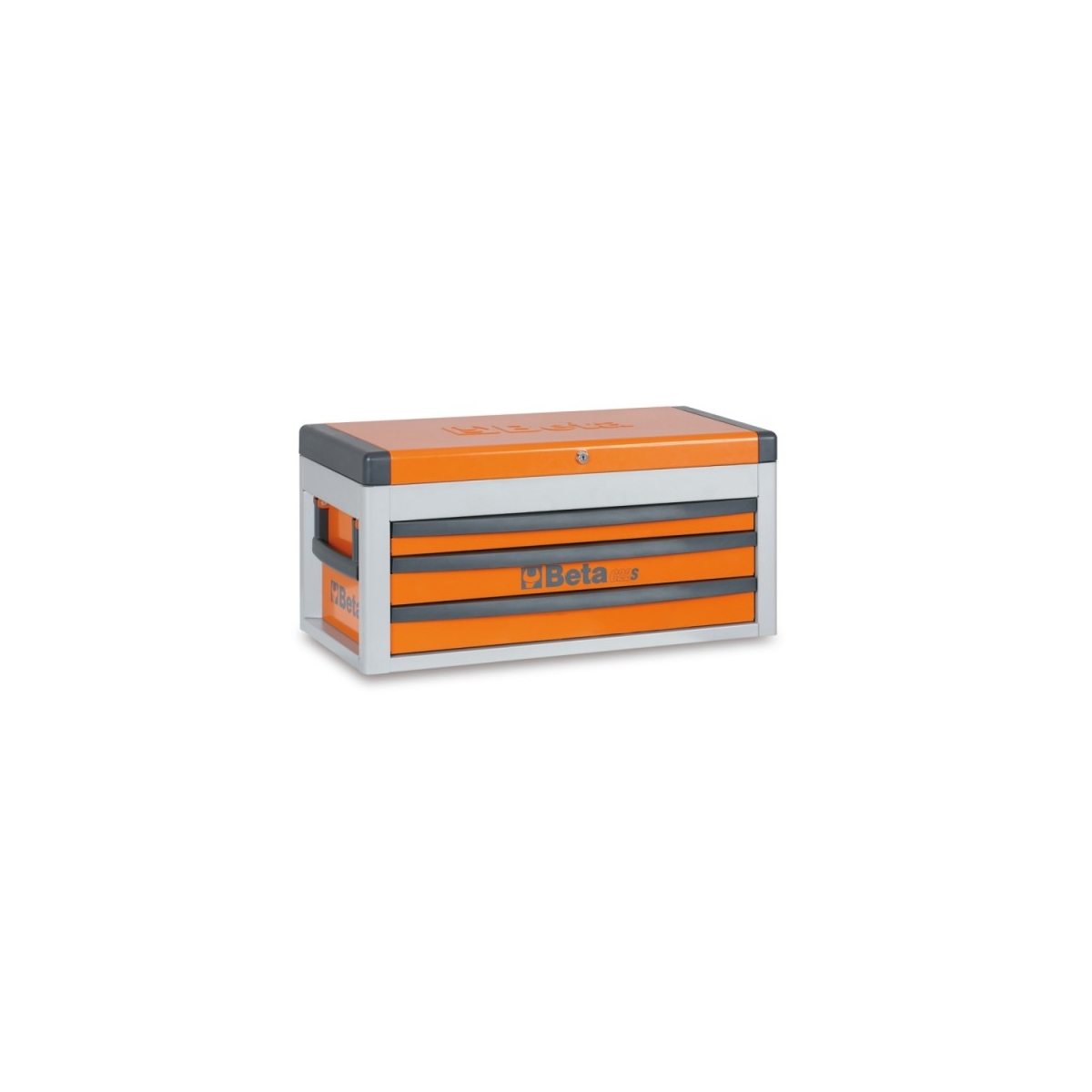 CAIXA PARA FERRAMENTAS 3 GAVETAS E 1 BAÚ - C22S - BETA |C22S_LARANJA