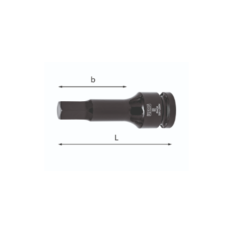 SOQUETE DE IMPACTO ALLEN 1/2" MODELO 234 1/2 NM - USAG