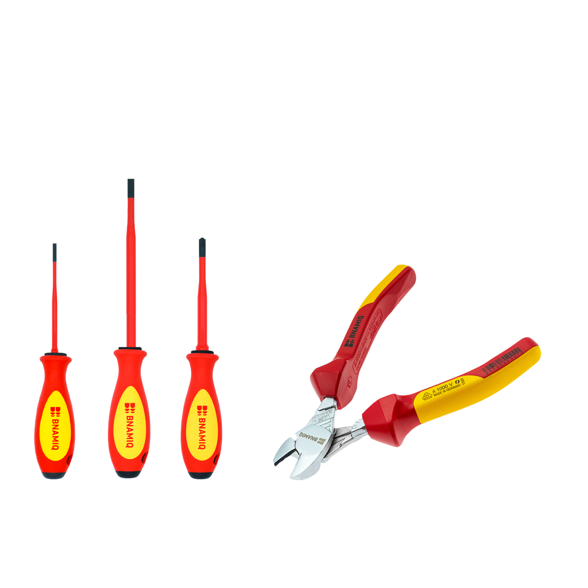 KIT CHAVES DE FENDA/ PZ / ALICATE DE CORTE 180