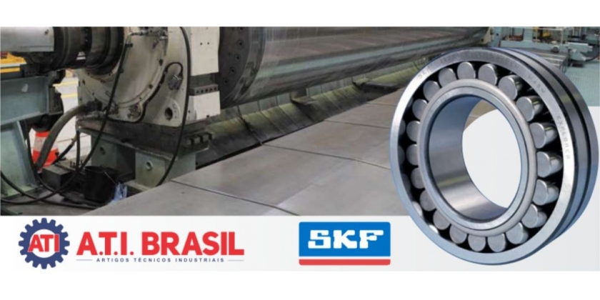 A A.T.I. BRASIL disponibiliza a mais ampla linha de rolamentos para o mercado papel e embalagens.